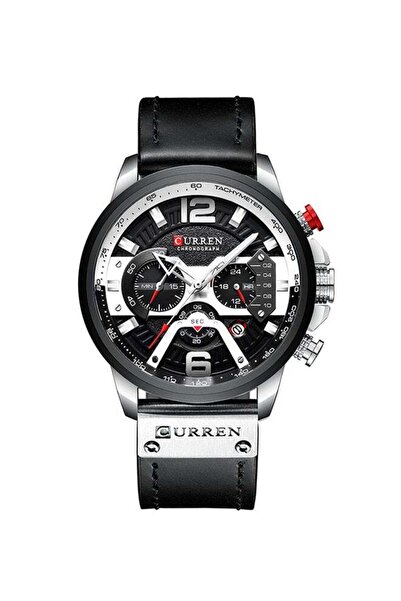 Curren Men's Leather Analog Wrist Watch J381B