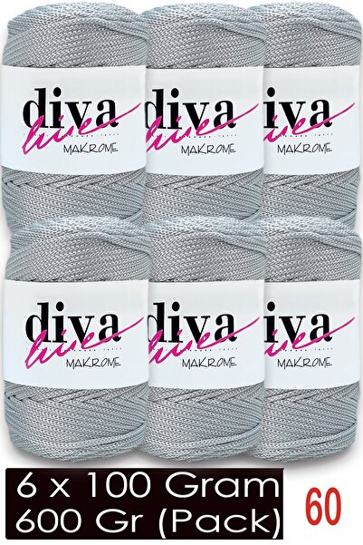 Diva İplik 1,5 mm - 600 gr - Poliester Makrame Torba Supla žica (paket od 6) ...