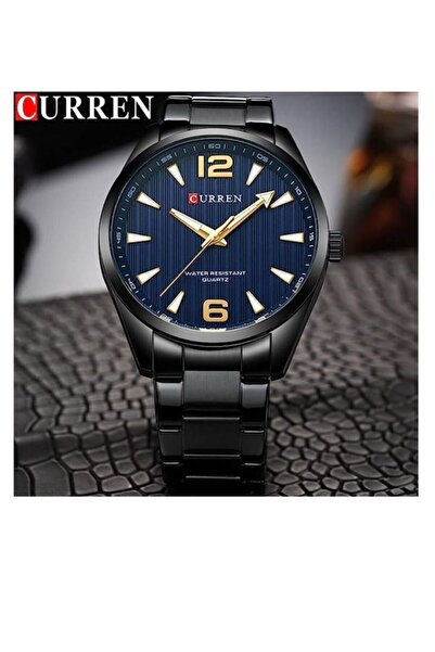 Curren 8434 Mens Sport Watch Stainless Steel Wristwatch Chronograph Waterproo...