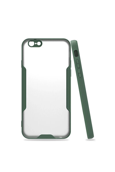 eco port Iphone 6 platinum silicone case - green