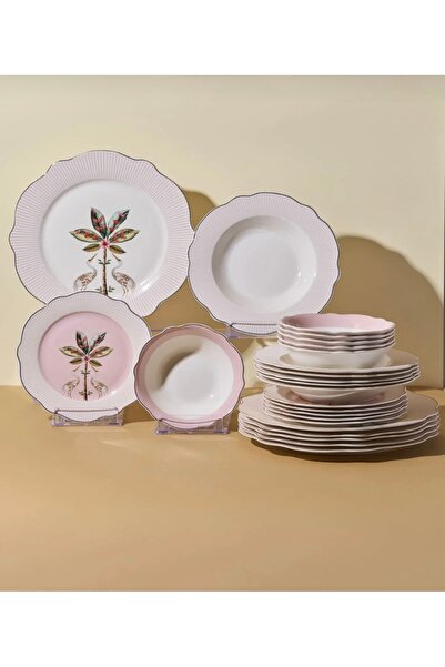 Home Lamingo 24 Parça Bone Yemek Takımı 6 Kişilik