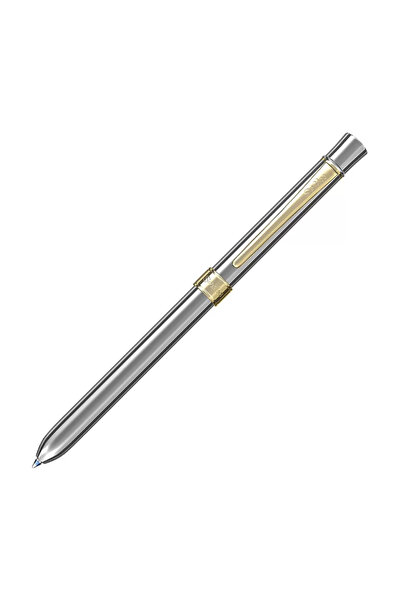 Scrikss 93 TRİO MULTİ FONKSİYON KALEM GOLD-KROM