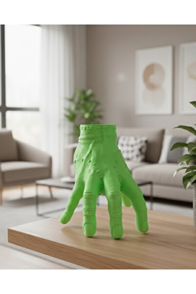 CT STONES Sculptură decorativă 3D verde, 27X22 cm, design modern de dimensiun...