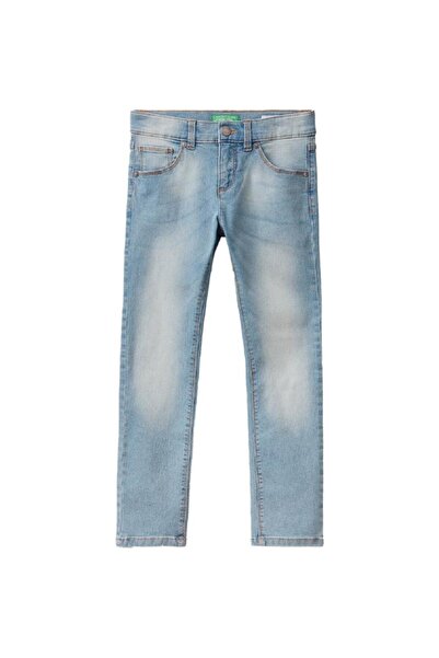Benetton ERKEK ÇOCUK DENIM PANTOLON-AÇIK MAVİ