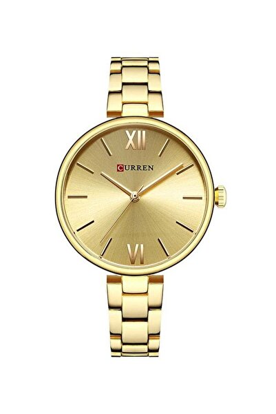 Curren Women's Water Resistant Alloy Analog Watch 9017 - 36 mm - Gold