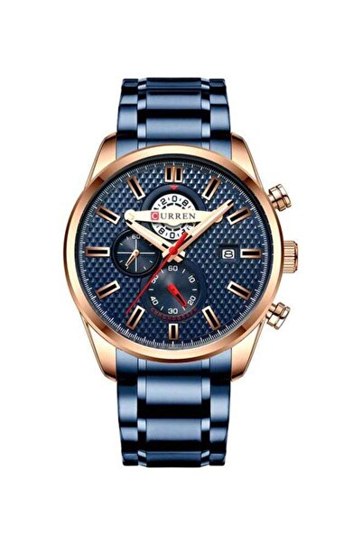 Curren Men's Water-Resistant Chronograph Watch 8352 - 47 mm - Blue