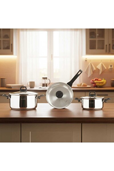 MATMEL 6-Piece Cookware Set - Gray