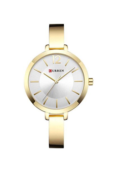 Curren Women's Water Resistant Alloy Analog Watch 9012 - 36 mm - Gold