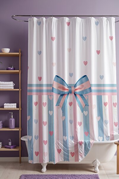 EVPANYA Perdeau de baie, perdea de duș cu model elegant, cadou, perdea pentru...