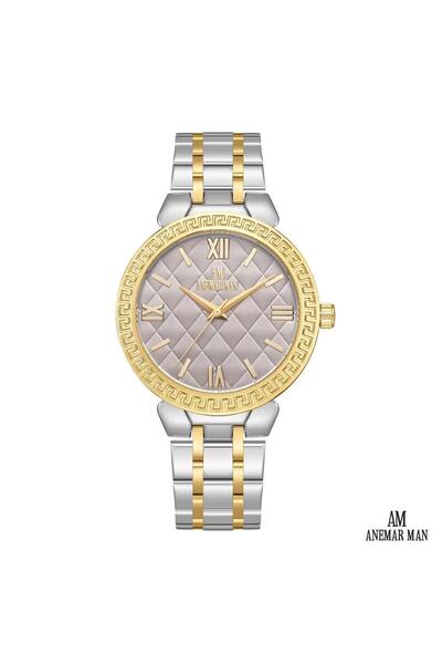 anemarman A women's watch featuring an elegant design that combines silver an...