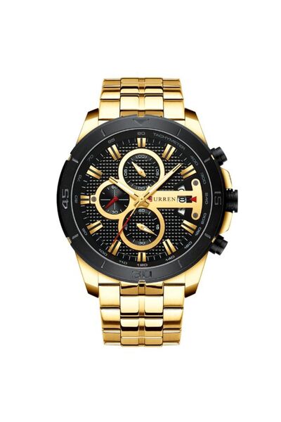 Curren unisex Stainless Steel Chronograph Watch J3947G-KM