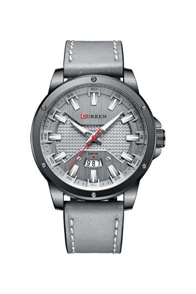 Curren Men's Quartz Wristwatch With Stainless Steel Strap - 46 mm - Grey