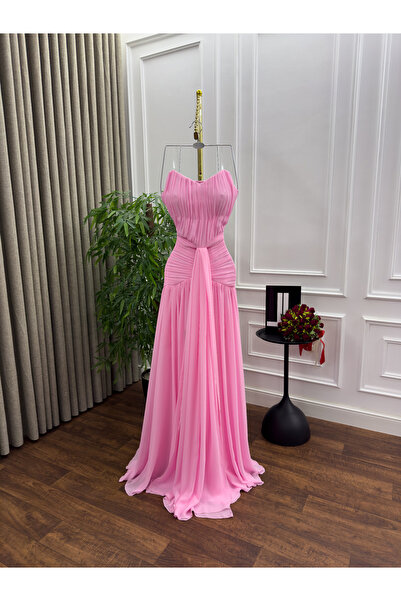 CACHE MONNEY فستان سهرة شيفون