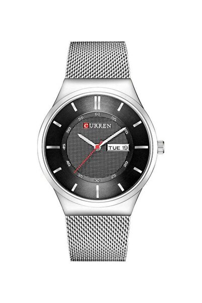 Curren Men's Stylish Analog Wrist Watch - 38 mm - Silver