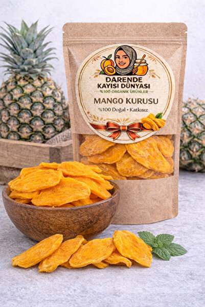 Darende Kayısı Dünyası Fırında Kurutulmuş Mango Kurusu (500 Gr) – Doğal Tropi...