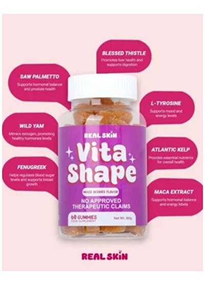 Real Skin Vita Shape 60 Gummies (MIXED BERRIES FLAVOR)