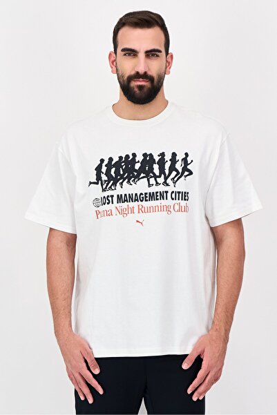 Puma x Lost Management Cities Men Sportswear Fit Short Sleeve Running T-Shirt...