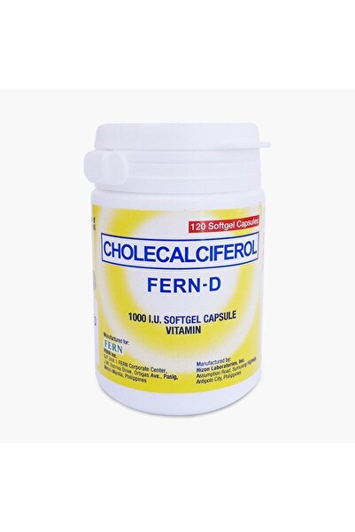 FERN كبسولات آي-فيرن دي 120 جيلاتينية رخوة 1000 وحدة دولية