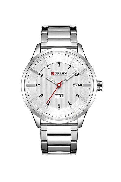 Curren Men's Day-Date Waterproof Stainless Steel Band Casual Quartz Watch 831...