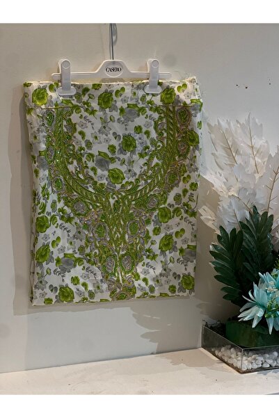 REHAM Emirati-style embroidered fabric with a bodice and sleeves, no stitchin...