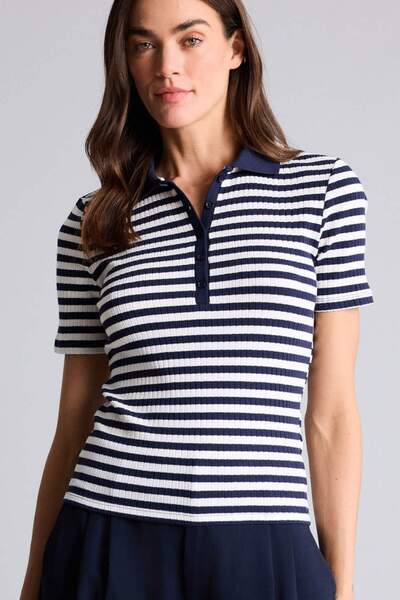 DeFacto Slim Fit Polo Collar Short Sleeve Polo T-Shirt G8733Ax26Sp