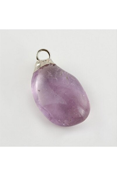ZERO LAND Storozal Amethyst Natural Stone Pendant (64219) - Purple