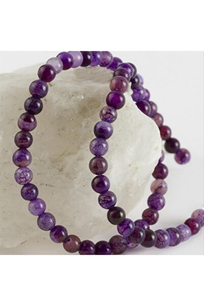 ZERO LAND حجر العقيق اللامع من ستوروزال 6 مم (64319) - أرجواني