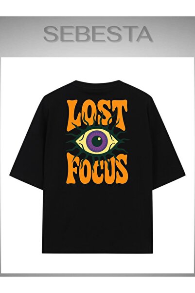 Sebesta Fashion Lost Focus Printed Premium Oversize T-Shirt