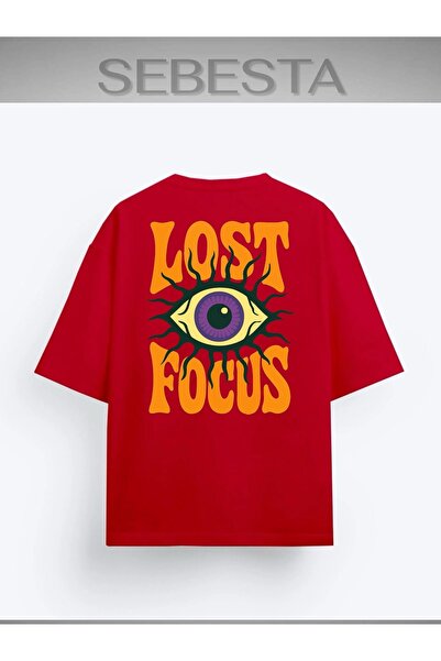 Sebesta Fashion Lost Focus Printed Premium Oversize T-Shirt