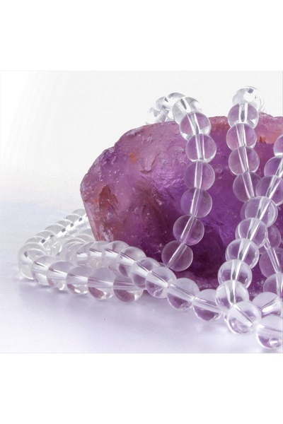 ZERO LAND حجر كوارتز شفاف 8 مم من ستوروزال (63057) - شفاف