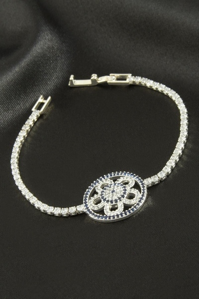 ZERO LAND سوار أطفال من حجر الزركون على شكل زهرة من STOROZAL مقاس 16 سم - (62...