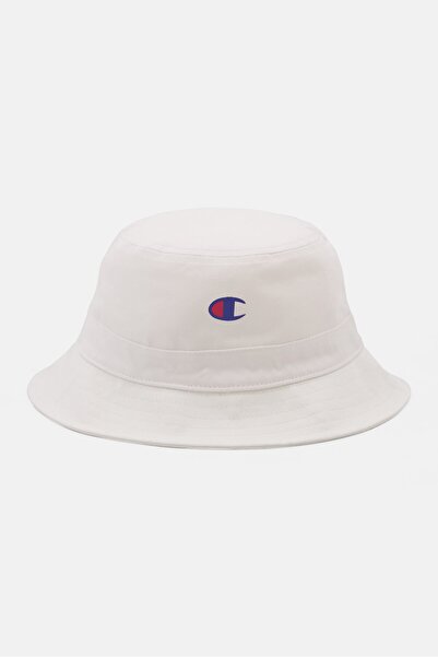 Champion Men Brand Logo Bucket Hat, White