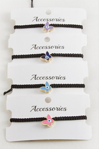 ZERO LAND Storozal Butterfly Macrame Braided Bracelet (71345) - Turquoise