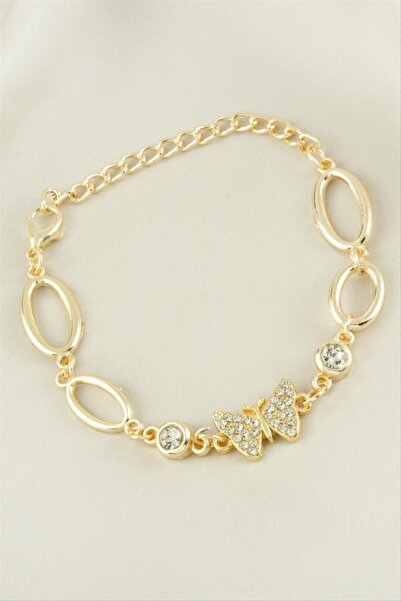 ZERO LAND سوار STOROZAL Kelebek Taşlı Tr (73959) - أصفر