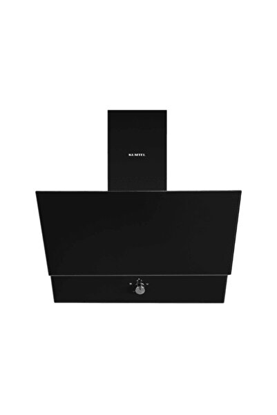 KUMTEL Kitchen Hood 60 cm Three Power Levels Black Glass