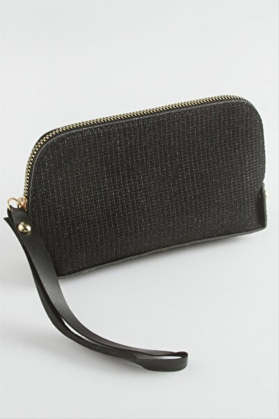 ZERO LAND محفظة جلدية مستطيلة سوداء لامعة من STOROZAL (72135) - أسود