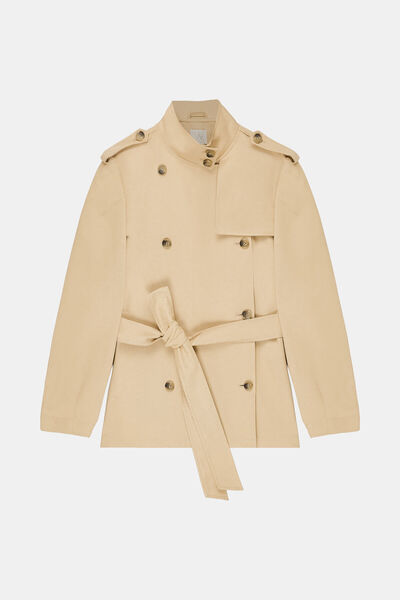 W Collection BEJ KISA TRENÇKOT