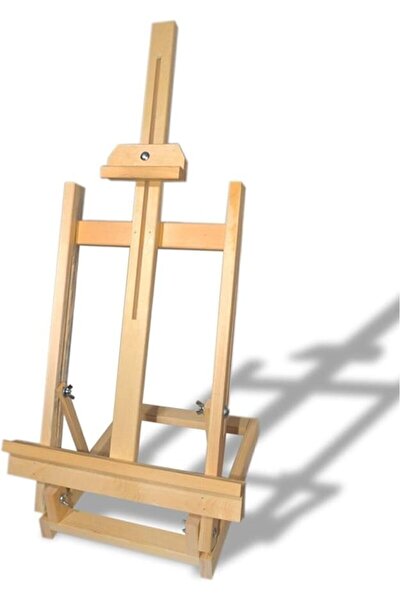 Genel Markalar Şövale Ayarlı Ahşap Resim Şövalesi Ressam Sehpası 70cm