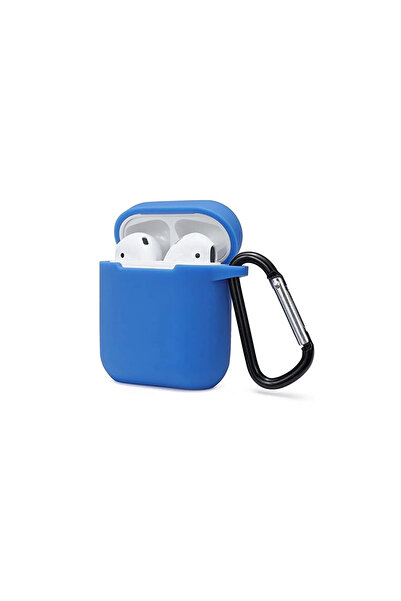 eco port حافظة Airpods 2 (الجيل الثاني) من السيليكون الصلب - أزرق