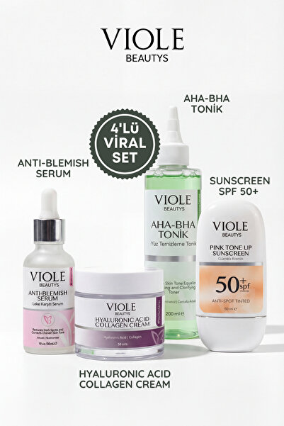 VİOLE BEAUTYS CİLDİ NEMLENDİRİR DOLGUNLAŞTIRIR LEKE KARŞITI GENÇLEŞTİRİR KORU...
