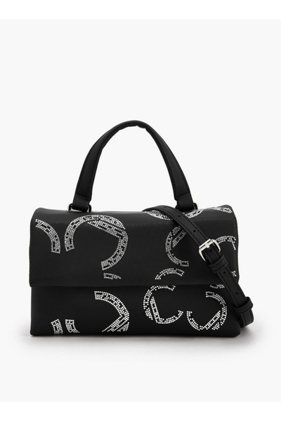 Le Confort Embellished Satchel Bag with Detachable Strap Ramadan Collection