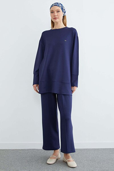 Fulla Moda Set din 2 piese Fullamodest, mărime mare, din modal, verde.