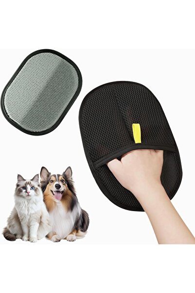 E&D Collection Kürk Mıknatıslı Tüy Temizleme Eldiveni – Kedi ve Köpekler için...