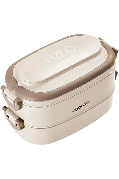 Altes Grup Bento 1140ml lunchbox 2 layer 4 compartment mini bowl steel expedi...