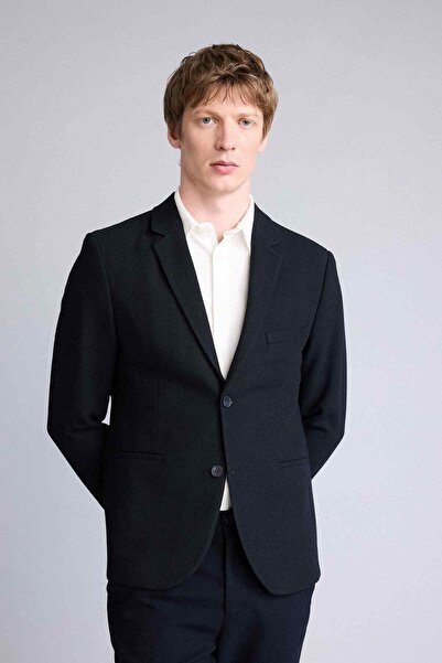 DeFacto Modern Fıt Combed Cotton Blazer Jacket F2347Ax26Sp