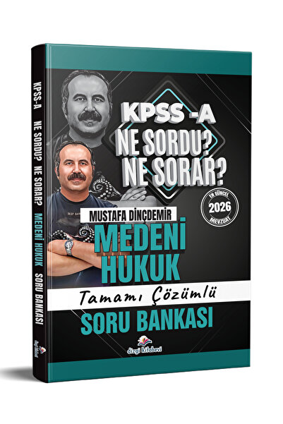 Dizgi Kitap 2026 Kpss A Medeni Hukuk Ne Sordu Ne Sorar Tamamı Çözümlü Soru Ba...