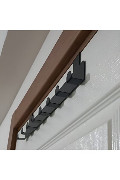 guardbuck Kapı Arkası Askılık 8 Kancalı Delmeden Montaj Metal Mat Siyah Organ...