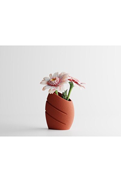 Sani Vase "Diara BIG" 156 x 95 x H200 mm - Terracotta red