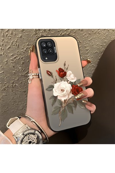 CASEVIBE حافظة هاتف فاخرة متوافقة مع Realme Note 60 بنمط وردي، عالية الجودة