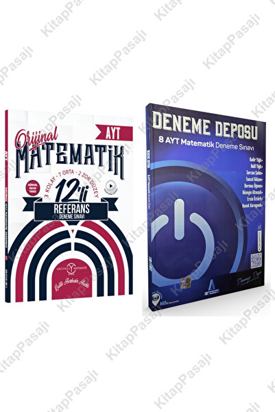 Acil Yayınları Deneme Deposu AYT 8li Matematik Branş Denemeleri ve Orijinal A...